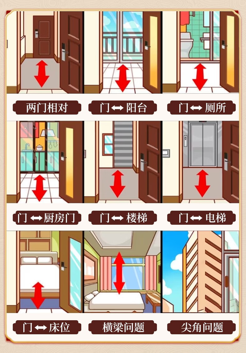 山迪 五帝钱真品黄铜葫芦化解门对门挂件清代古钱币挂门上吉祥结铜钱