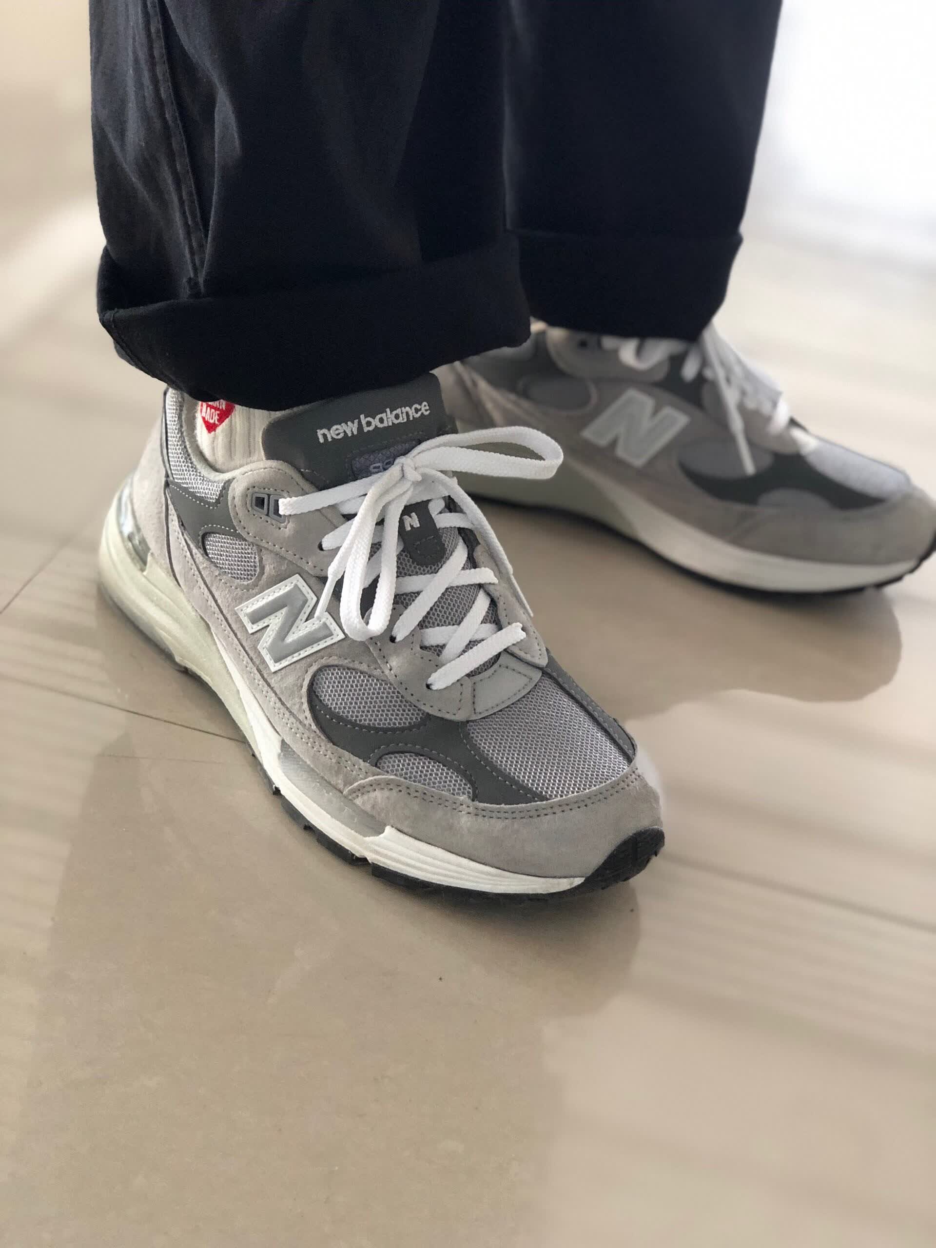 new balance新百伦女鞋nb992系列美产余文乐元祖灰男慢跑鞋m9 m992gr