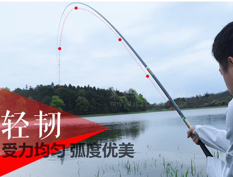 伽玛精工鬼武者鲫鱼竿37调碳素短节6米3鱼竿超轻超硬冬钓鱼 3.
