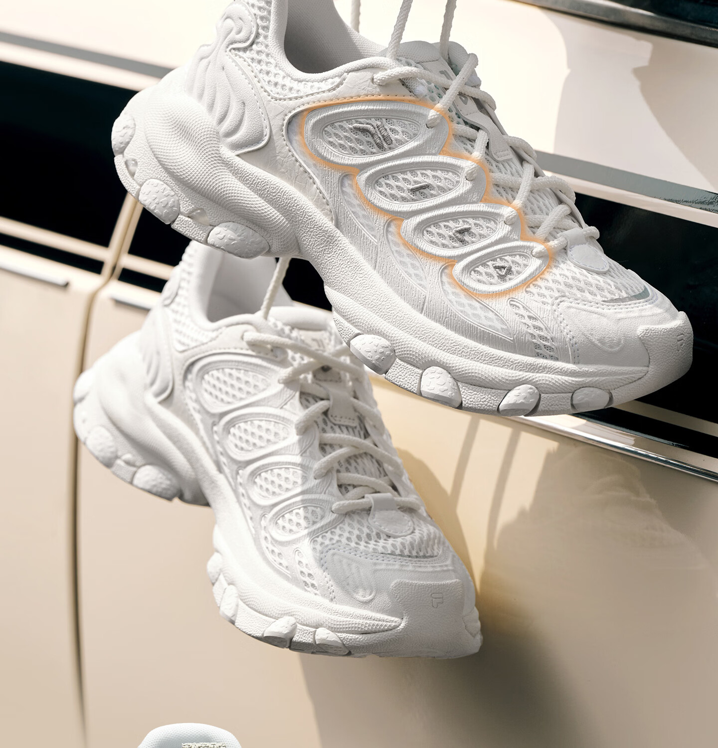 FILA Official Women's Shoes TRUFFLE 2 Dad Shoes, 2026 Autumn New Mushroom Shoes 2nd Generation Casual Shoes 6