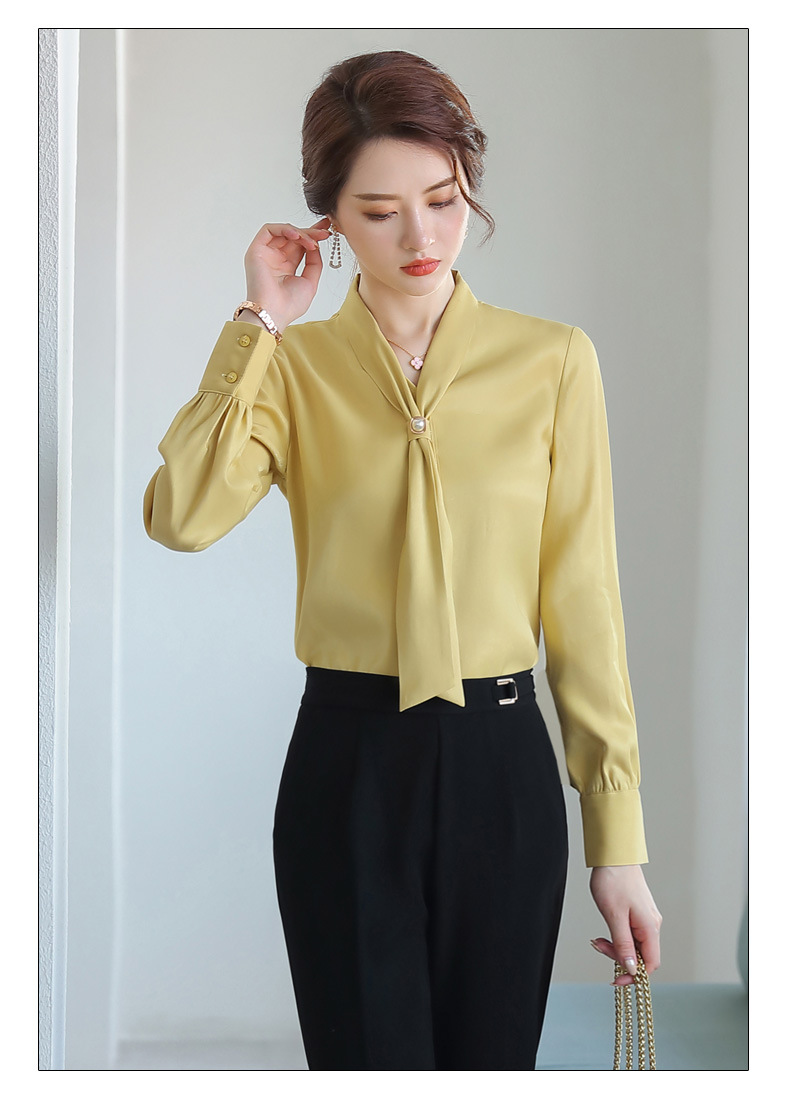 女装 衬衫 谛云轩 jk制服中青年女商务休闲穿的允硕 职业衬衫女长袖