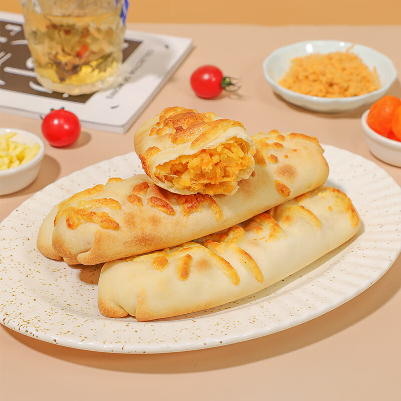 仿芝士牛肉卷巴西烤肉味披萨卷早餐家庭速食半成 巴西烤肉芝士卷120g