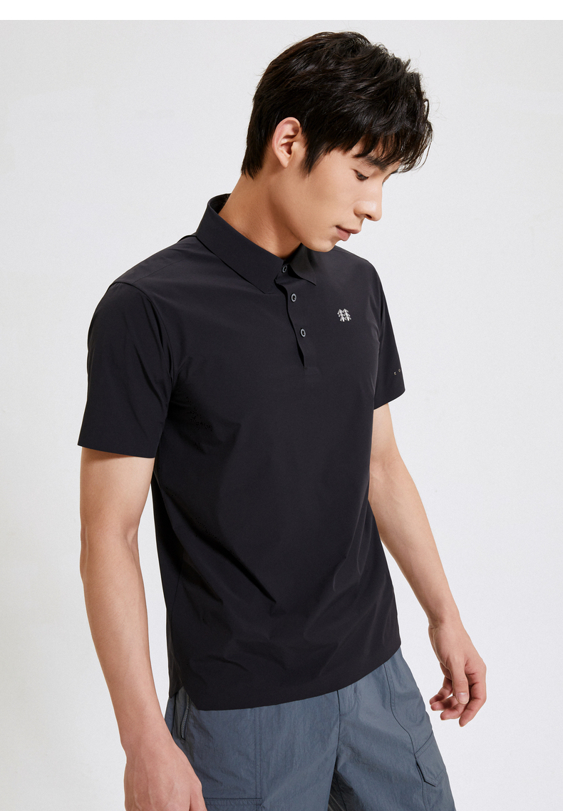 kolon sport/可隆polo衫 男子户外防晒弹力upf40 经典