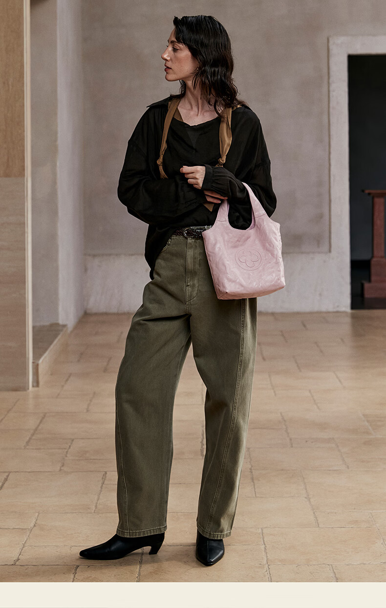 CASSILE Celebrity Style Vegetable Tanned Cowhide Tote Bag Women Luxury Handheld Crossbody Bag Birthday Qixi Festival Gift 14