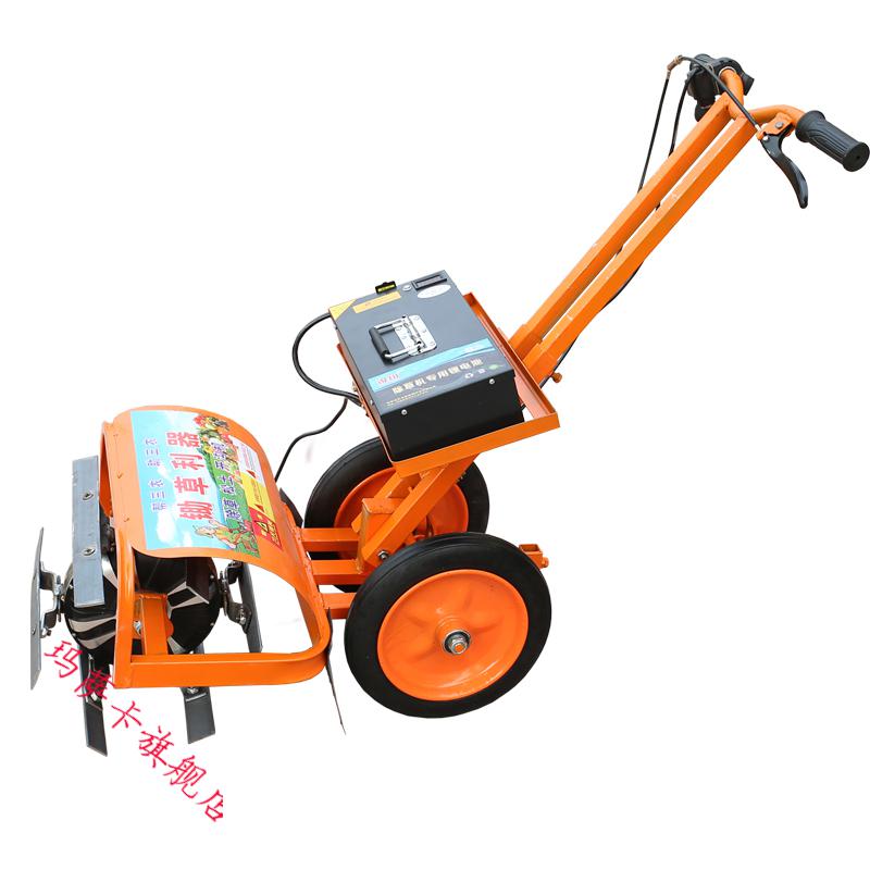 亦淳 电动除草机松土机锂电充电式小型锄地松土手推除草神器开荒农用