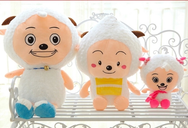 【官方直销】灰太狼毛绒公仔 喜羊羊 玩具喜洋洋与可爱玩偶儿童玩具