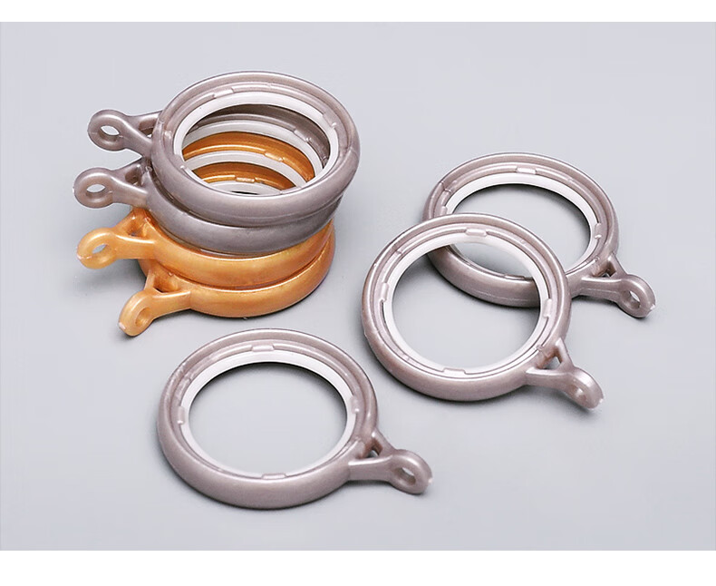 窗帘杆子圆圈挂环罗马杆圈环窗帘环挂环圈环静音环吊环窗帘杆拉环窗帘