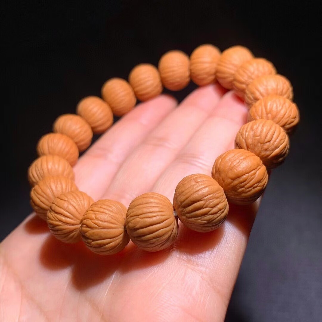 南瓜桩单圈老树土豪文玩佛珠 原籽土豪猴头手串16mm 20mm【图片 价格