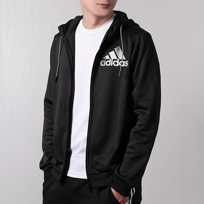 adidas阿迪达斯男装外套2020春季新款运动服轻便舒适防晒透气跑步训练