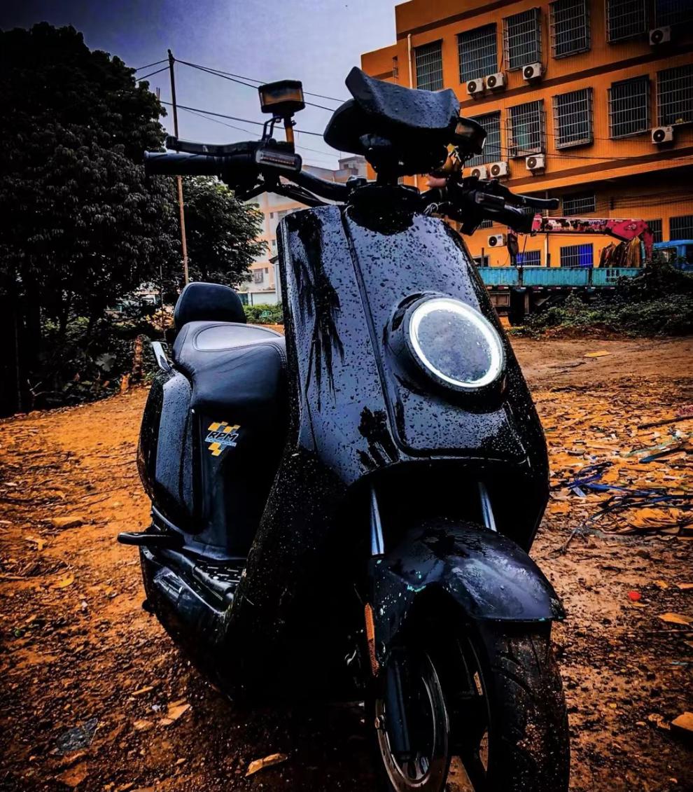 小牛电动车n1/n1s nqi全套纯色水泥灰拉花车壳改装烤漆定制外壳 天蓝