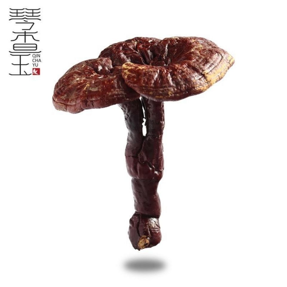 整个灵芝长白山赤灵芝野生特级切片纯龙芝紫灵芝片林芝灵芝茶 100克