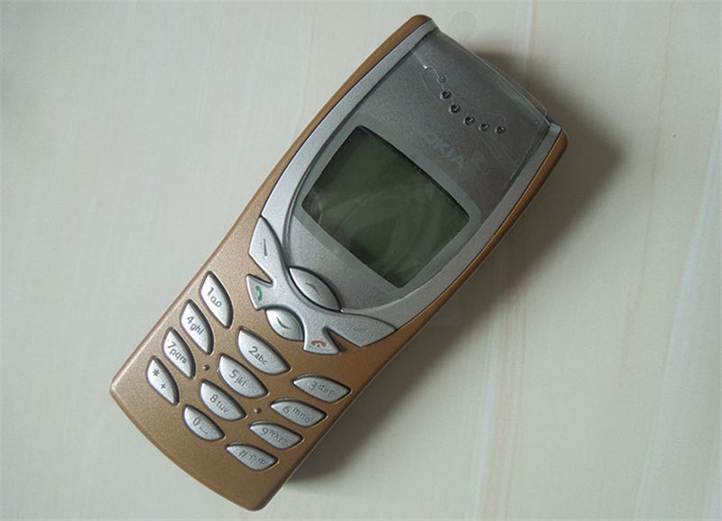 nokia诺基亚/8250蓝屏幕蝴蝶造型按键老款收藏旧款信号好复古备用机