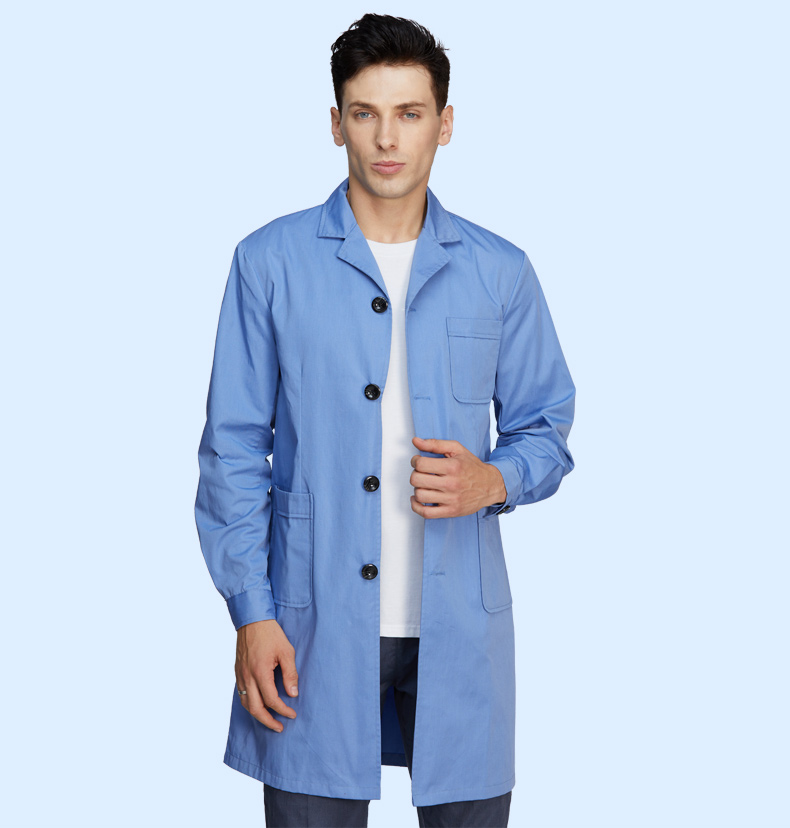 爱家ajiacn 防辐射服 防辐射风衣 男士防辐射大褂 机房防辐射服 工作