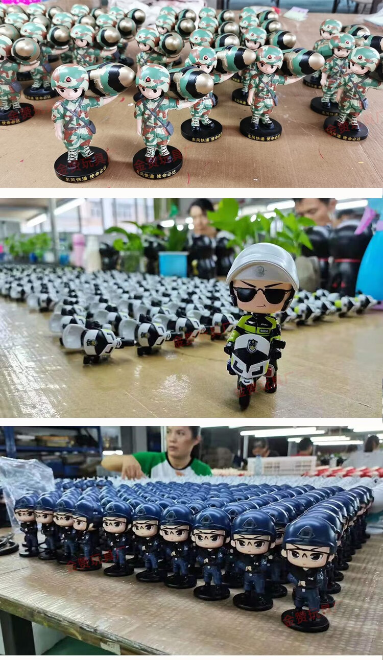 潮流盲盒pvc立体公仔定制树脂工艺品摆件定做软胶搪胶注