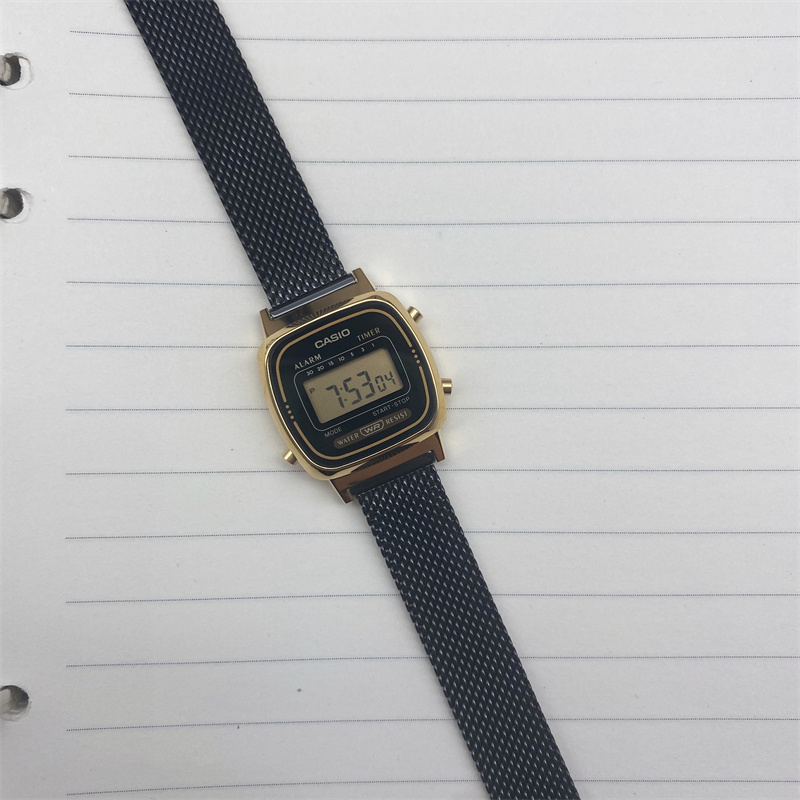 casio卡西欧 海外代购手表男女小方块a158w a159w a168w f-91w复古 a