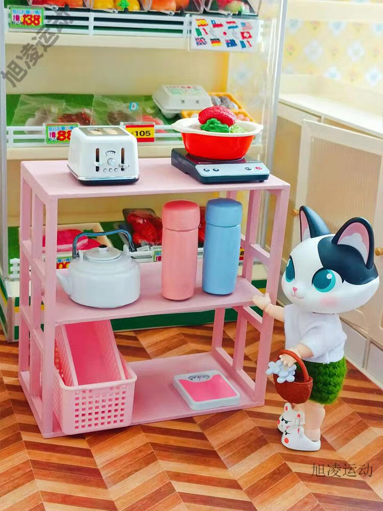 可爱便宜新款网红整套盲盒 便利店mini超市迷你小玩具过家家食玩雪糕