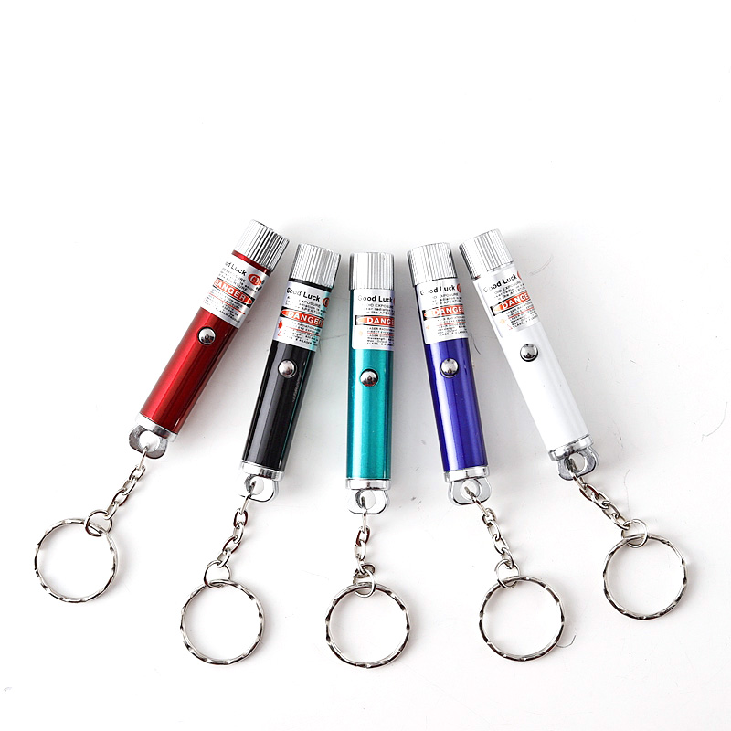 舒弗 儿童玩具激光笔 激光逗猫棒猫咪用品镭射灯手电远射多头图案怀旧