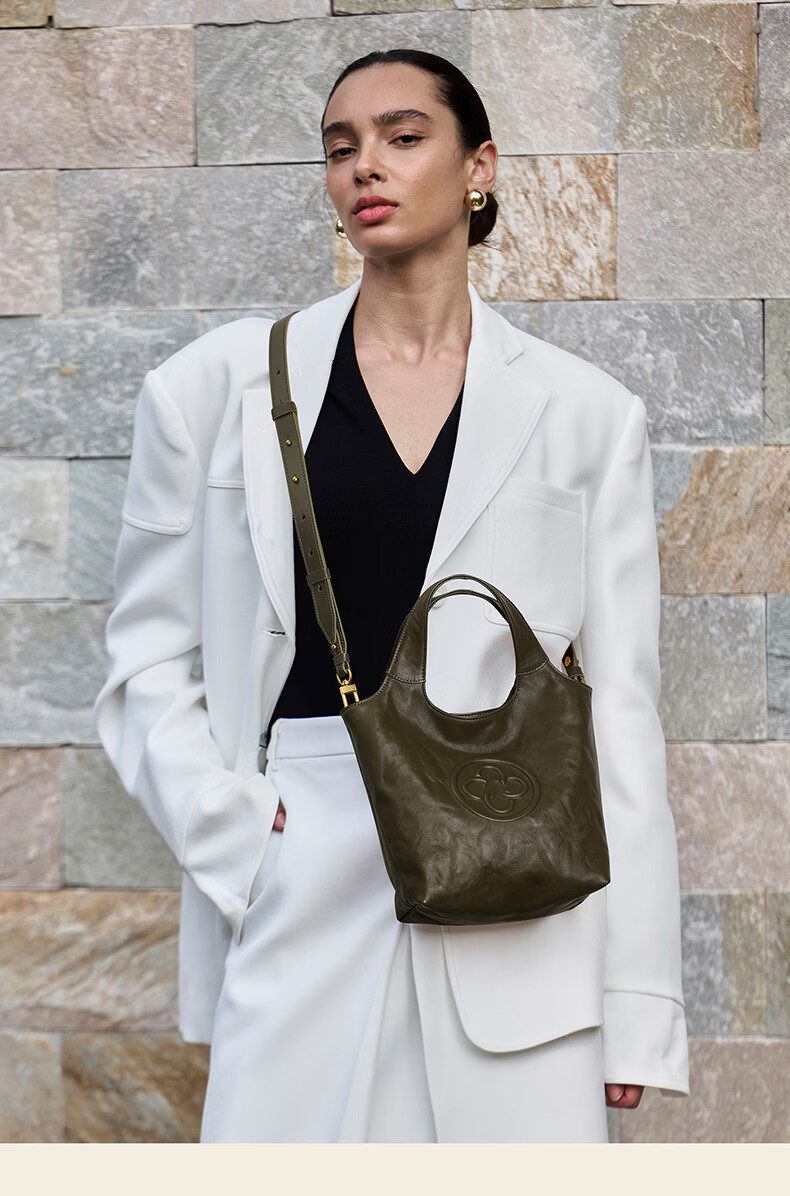 CASSILE Celebrity Style Vegetable Tanned Cowhide Tote Bag Women Luxury Handheld Crossbody Bag Birthday Qixi Festival Gift 32