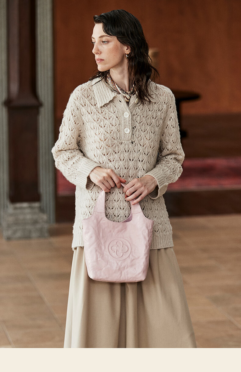CASSILE Celebrity Style Vegetable Tanned Cowhide Tote Bag Women Luxury Handheld Crossbody Bag Birthday Qixi Festival Gift 2