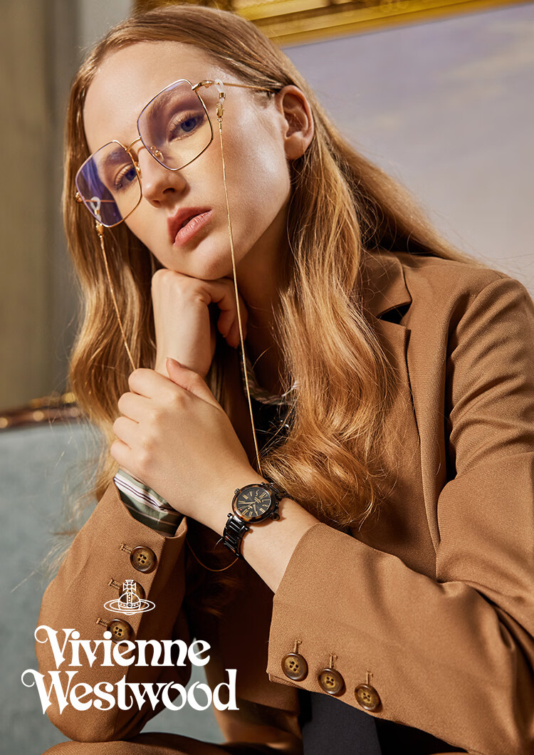 Vivienne Westwood Empress Women's Stainless Steel Quartz Watch European and American Style Birthday Valentine's Day Gift for Girlfriend 1