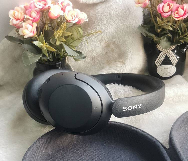 索尼(sony)wh-xb910n主动降噪头戴式无线蓝牙重低音耳机 黑色 大耳机