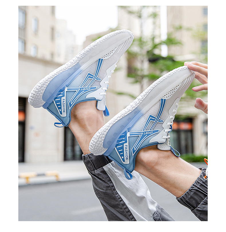 飙山狼网鞋男夏季2022年新款男士运动鞋潮流莆田爆米花软底户外椰子鞋