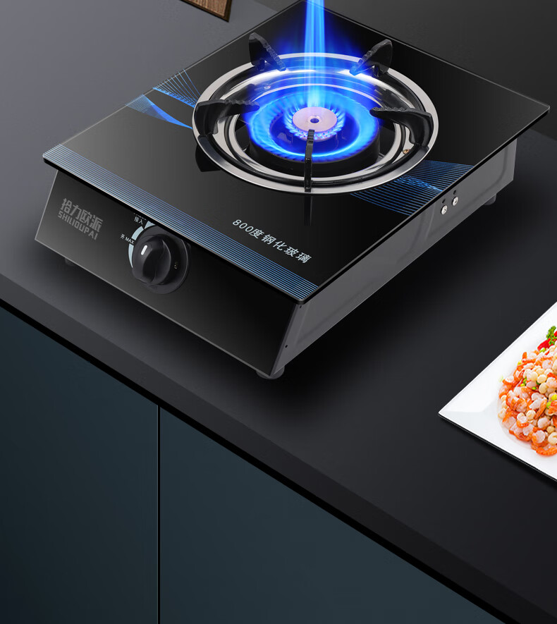 灶单灶拾力煤气灶单灶家用节能猛火燃气灶台式液化气天然气单个灶具