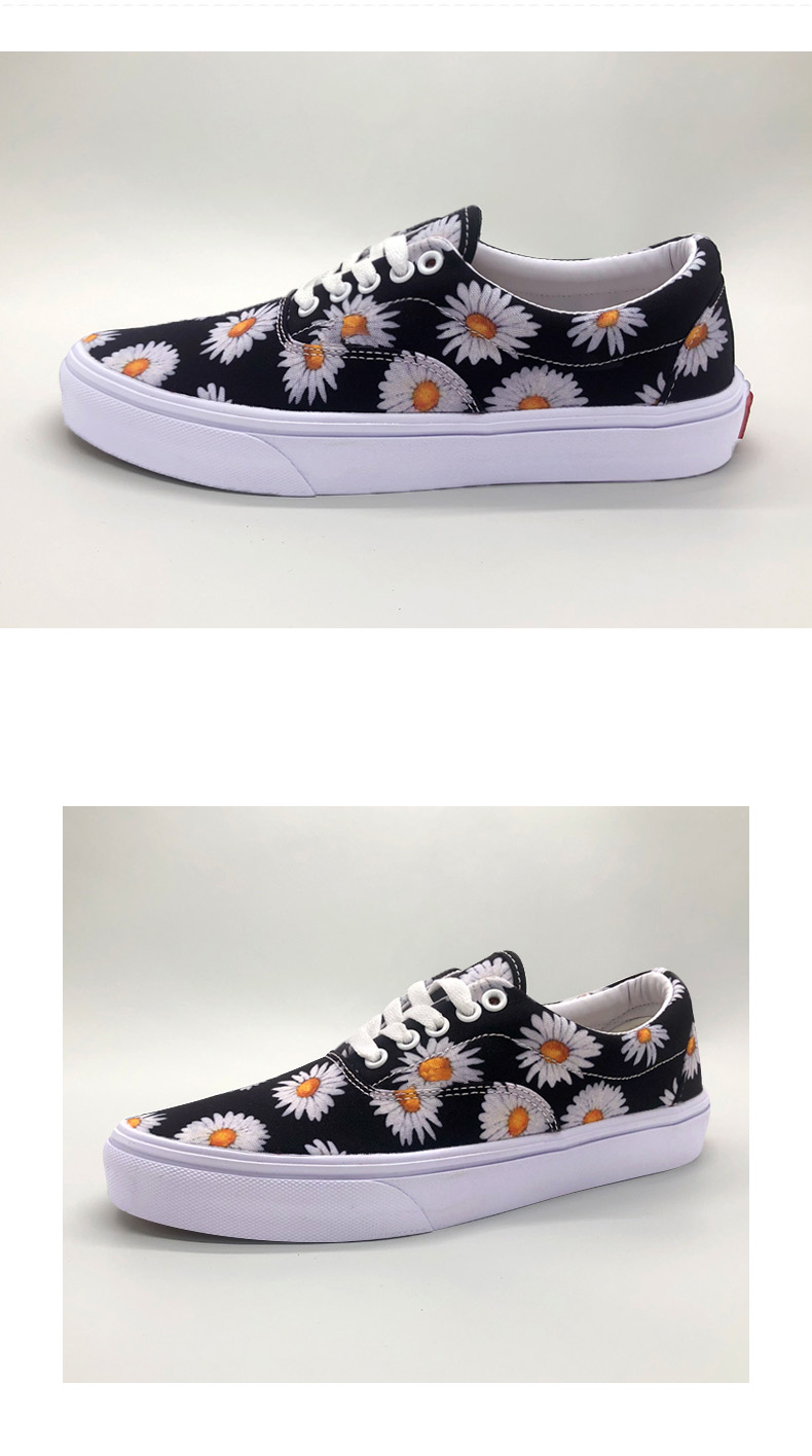 朗万斯 小雏菊鞋 帆布鞋女鞋旗舰 小雏菊套脚-f310(码数偏小,可选大一