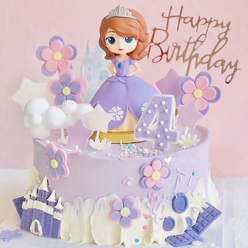 卡诺佳 网红儿童卡通生日蛋糕女孩同城配送全国订做水果奶油蛋糕公主