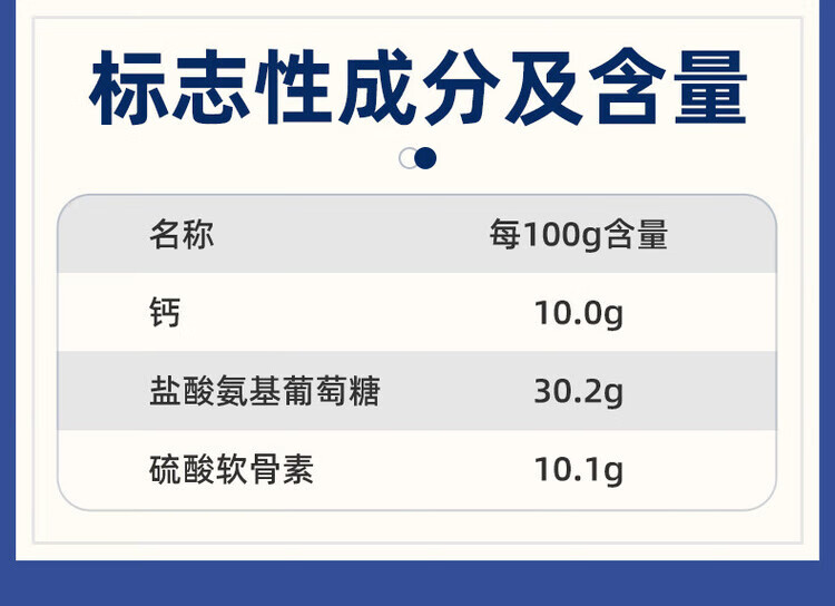 12，北京同仁堂 氨糖軟骨素 骨膠原鈣片 中老年人增加骨密度 氨糖軟骨素鈣片 1瓶