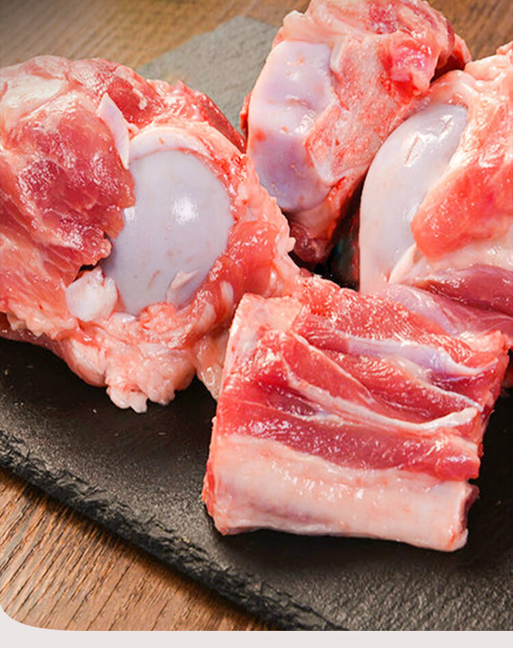 安小离 草原散养黄牛大骨头新鲜带肉5斤牛大骨棒骨脊骨冷冻牛肉炖汤