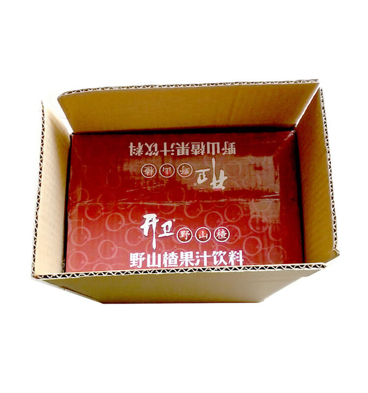 基开卫野山楂饮料 1kg大瓶开卫果汁山楂果味饮料饭店餐饮 山楂味1kg*4