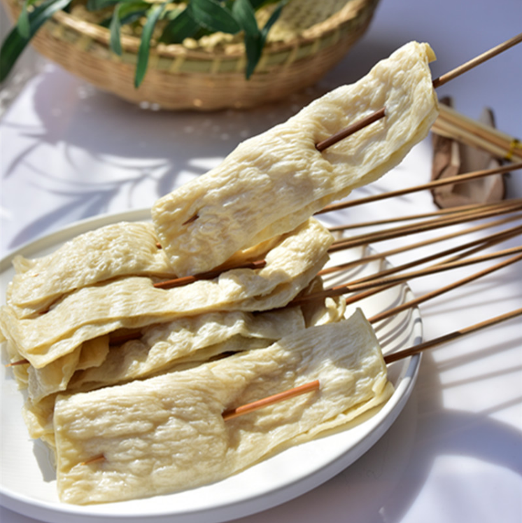 魏六福面筋片骨面筋火锅食材麻辣烫卤煮凉拌干货面筋串 高筋面筋(2斤