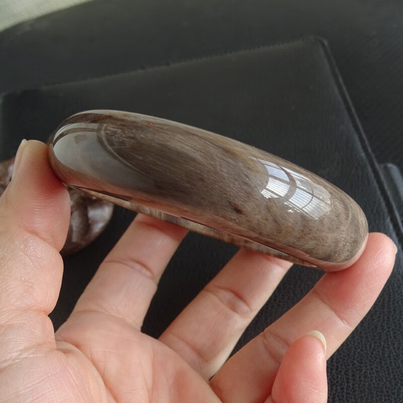 硅化木化玉白树化玉手镯 木化石实物送证书 019号实物【图片 价格