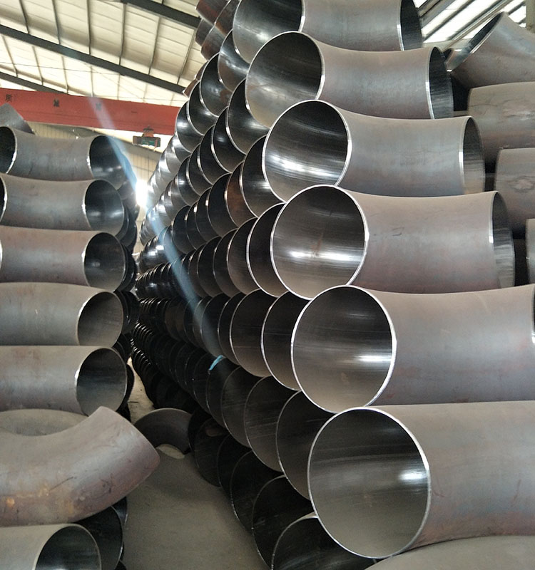 国标碳钢焊接无缝弯头90度弯头热冲压长半径铁弯头压制弯管无缝573