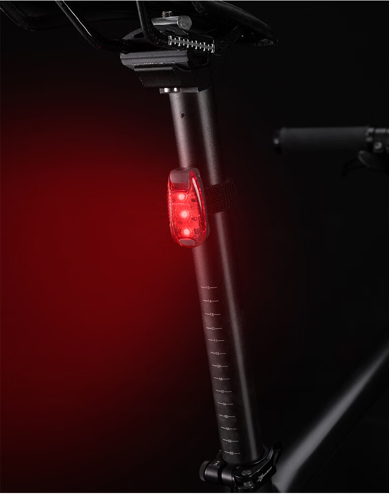 ROCKBROS Bicycle Light Tail Light for Mountain And Road Bikes, Warning Night Riding Helmet Running Light, Portable Accessory ZPWD-1 Tail Light 10