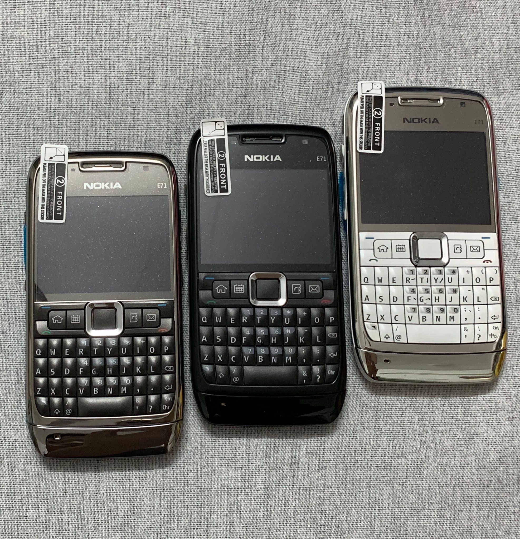 nokia/诺基亚e71经典手机全键盘学生备用戒网怀旧塞班直板 红色大陆一