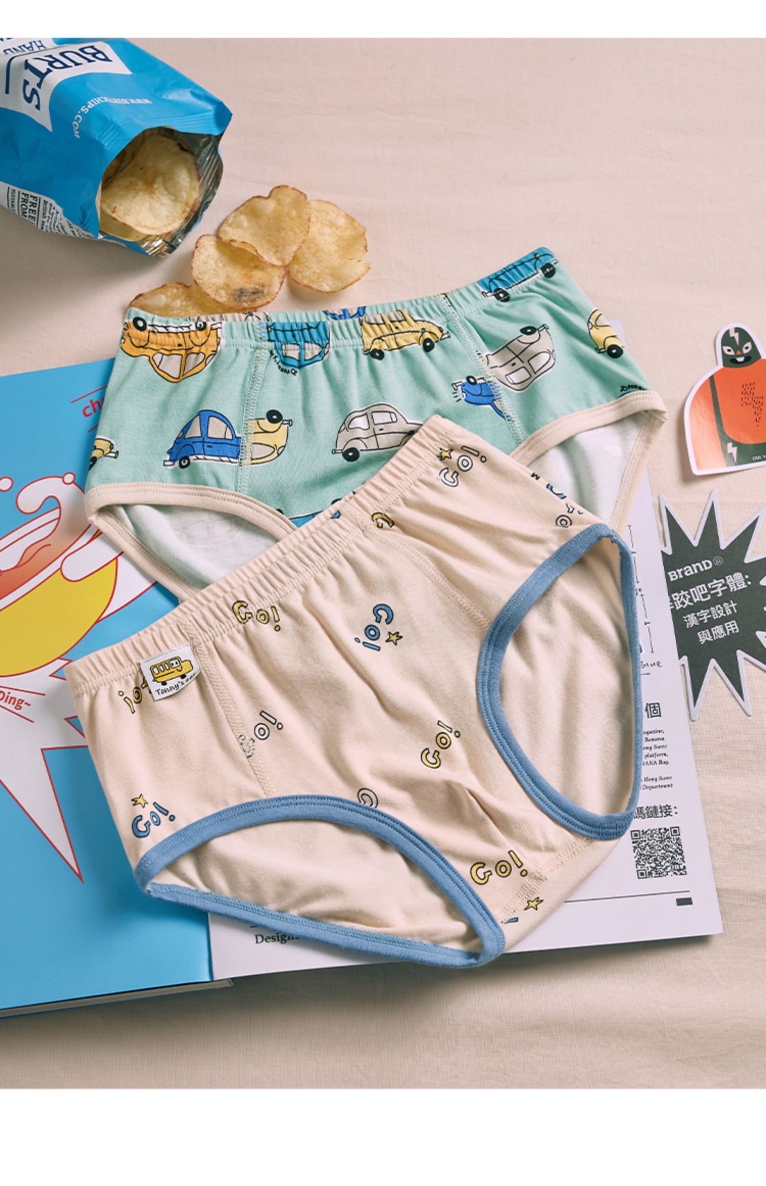 小黑托昵纯棉儿童内裤男童平角裤中童宝宝内裤小黑托尼内裤1-12岁 tkq