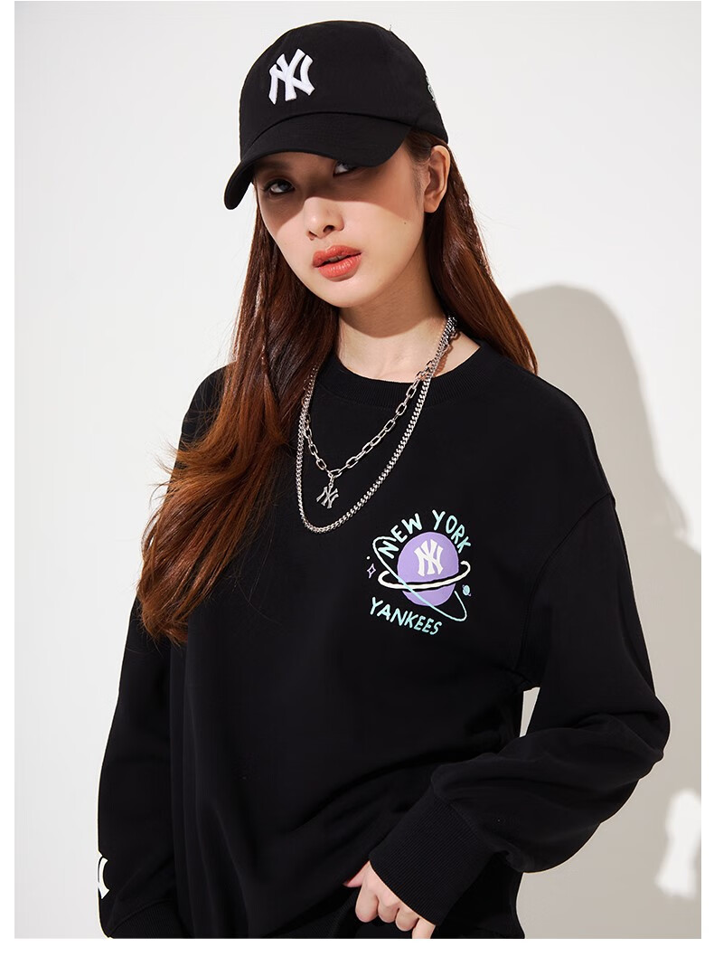 txs mlb ny官方 男女套头卫衣like星球运动休闲宽松圆领22春季新款