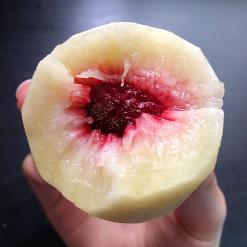 金秋红蜜桃纯甜离核现摘脆甜新鲜孕妇水果生鲜新疆水果5斤整箱 纯甜离