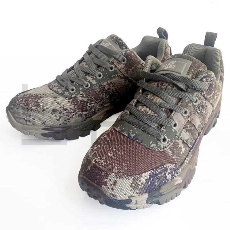 迷彩鞋星空户外低帮作训鞋体能训练鞋徒步鞋耐穿解放鞋帆布鞋登山鞋男