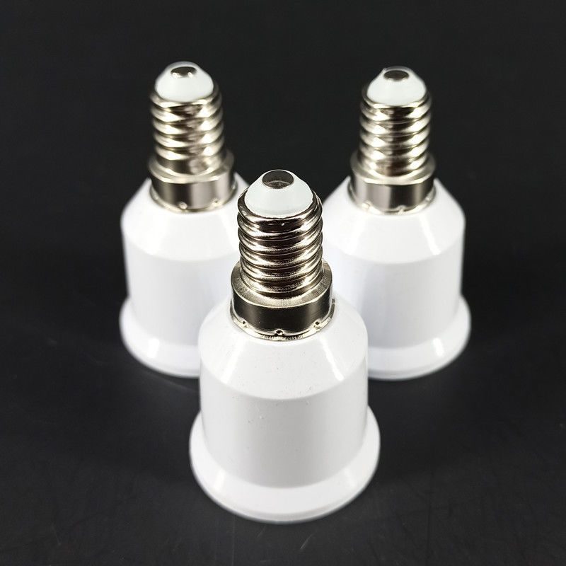 惠利得 转换灯头e14转e27螺口转换器灯口转换灯座转换器e14小头转e27
