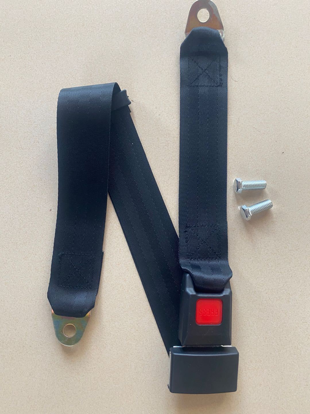 简易汽车两点式安全带后排中间叉车公交车大客车用 1.6米 普通 1.