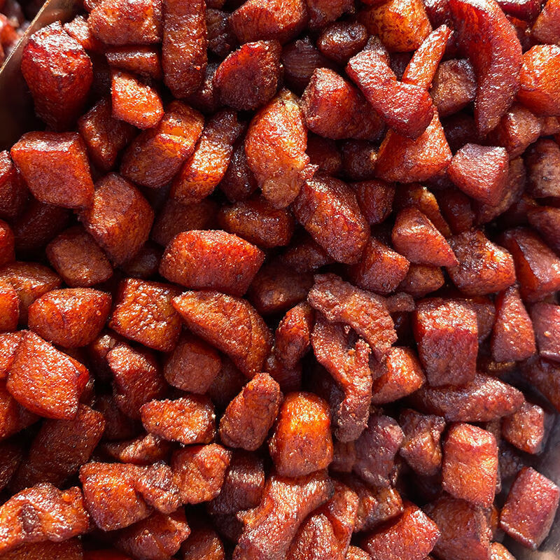 贵州特产脆哨软哨五花肉脆哨瘦肉遵义小吃猪油渣100g丁家脆哨500g华海