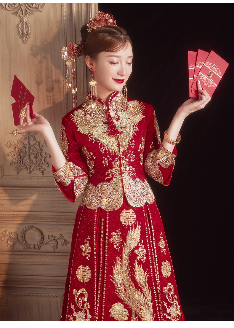 泰勒马丁tailemartin秀禾服情侣装2021新款中式新娘服结婚礼服古装