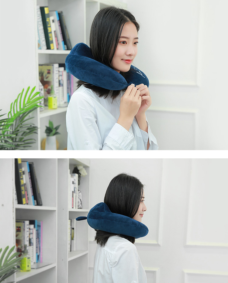 坐车围脖枕头 旅行办公室午睡护脖子枕飞机u形枕汽车午休枕靠枕 午睡