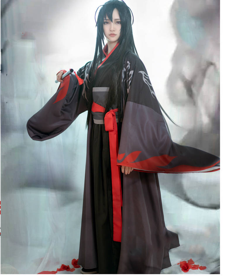 魔道祖师魏无羡cos服 夷陵老祖蓝忘机温情温宁江厌离江澄汉服全套