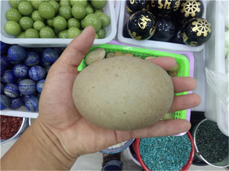 顶盈天然夜光石陨石夜明珠原石萤石荧光石头光奇石摆件手把件1000克