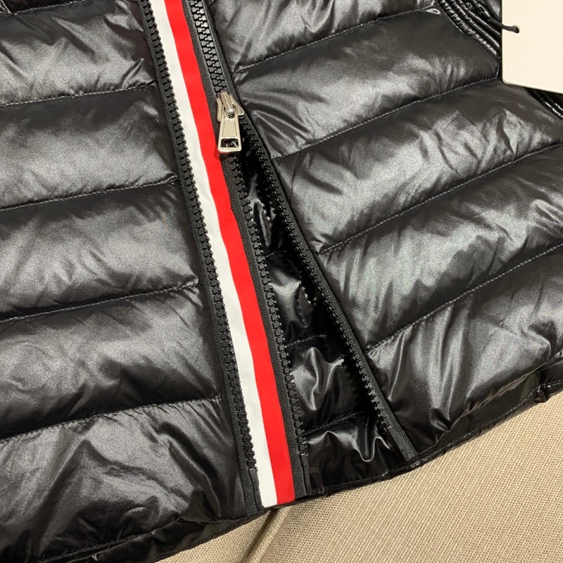 蒙口官方法国男女轻薄款白鹅绒彩条冬季羽绒服外套衣白色m