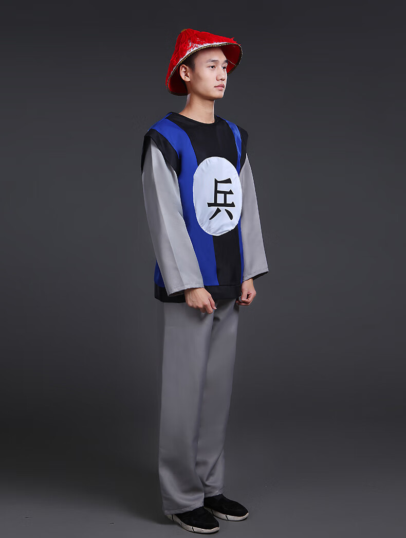 霖速清朝官服衙役影视演出戏服狱卒兵服清朝卫服兵服